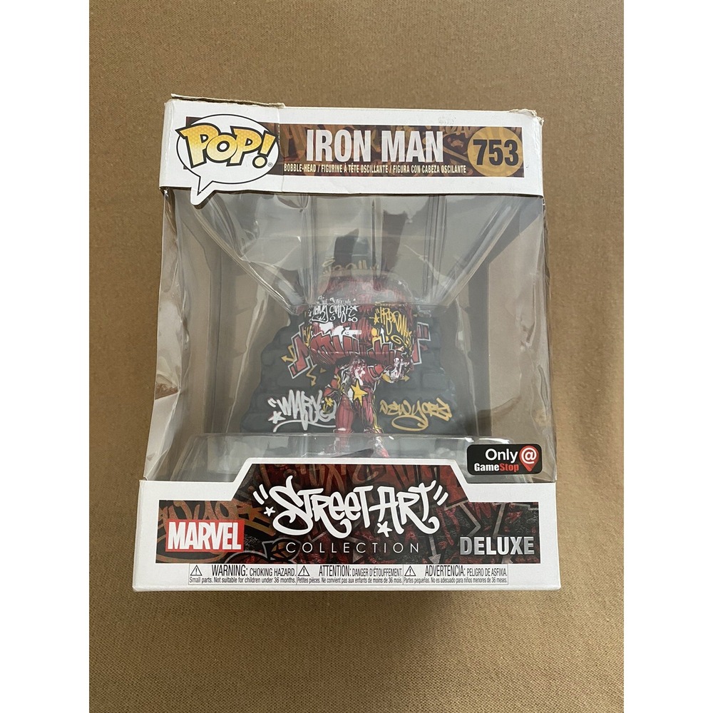 Funko Pop: Marvel "Street Art" Deluxe Collection: Iron Man #753 IN BOX Manhattan